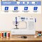 FEIYUE FY600 Electronic Portable Sewing Machine, 146 Built-in Stitches, LCD Display, Automatic Needle Threader, Adjustable Speed, Quilting, Sews Light to Heavy-Duty Fabrics, Beginner-Friendly